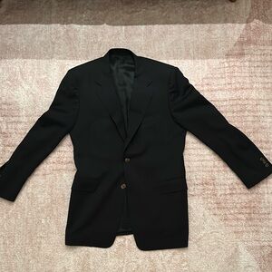 Vintage Canali Black Blazer, 40R